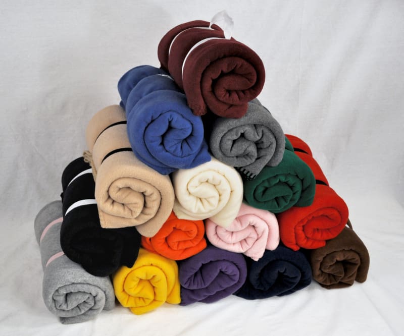 Deluxe Fleece Throw Blanket (Solid Colors) BLANKETS fleece Throw Blankets Fleece K-R-S-I