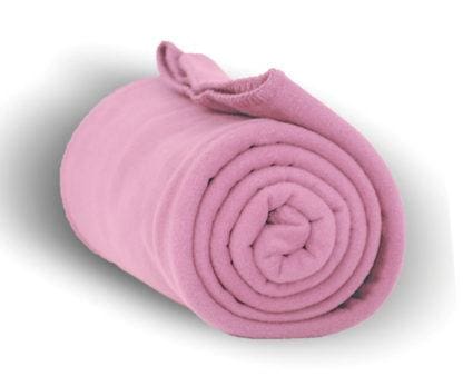 Deluxe Fleece Throw Blanket (Solid Colors) Pink BLANKETS fleece Throw Blankets Fleece K-R-S-I