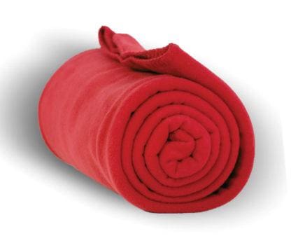 Deluxe Fleece Throw Blanket (Solid Colors) Red BLANKETS fleece Throw Blankets Fleece K-R-S-I