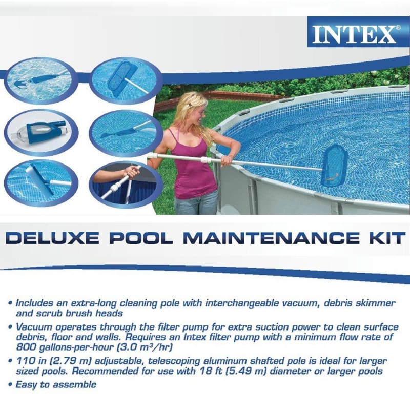 Deluxe Pool Maintenance Kit fun, pool, pool maintenance, summer, watersports pool Intex