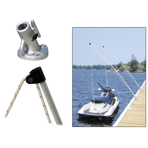 Dock Edge Economy Mooring Whips 8ft 2000 LBS up to 18ft [3100-F] Anchoring & Docking, Anchoring & Docking | Mooring Whips, Brand_Dock Edge 