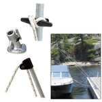 Dock Edge Premium Mooring Whips 2PC 8ft 2,500 LBS up to 18ft [3200-F] Anchoring & Docking, Anchoring & Docking | Mooring Whips, Brand_Dock 