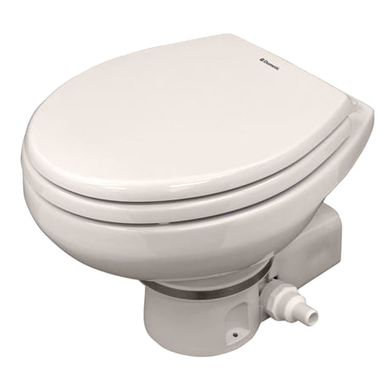 Dometic MasterFlush 7160 Bone Electric Macerating Toilet w/Orbit Base - Raw Water [9108834578] Brand_Dometic, Marine Plumbing & Ventilation,