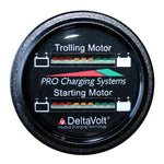 Dual Pro Battery Fuel Gauge - Marine Dual Read Battery Monitor - 12V/24V System - 15 Battery Cable [BFGWOM1524V/12V] Brand_Dual Pro,