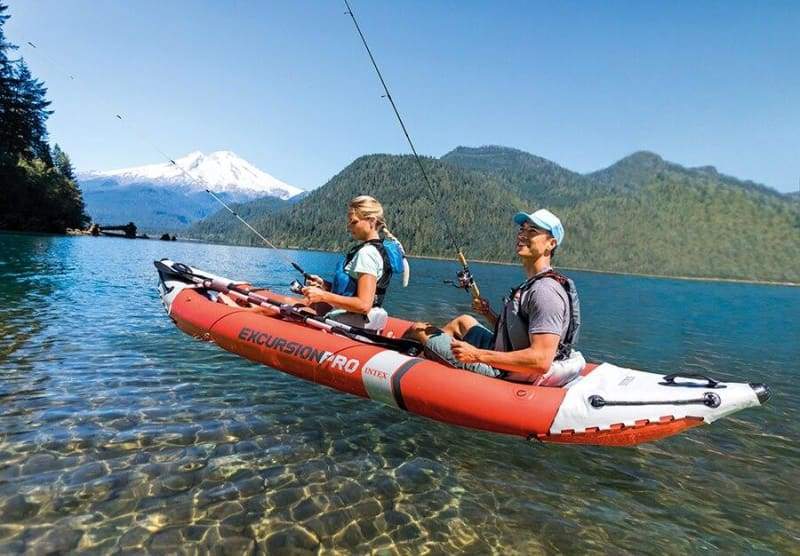 Excursion Pro K2 Kayak Kyaks, outdoor, outdoors, water recreation, WATER SPORTS Inflatable Kayaks/SUPs Intex