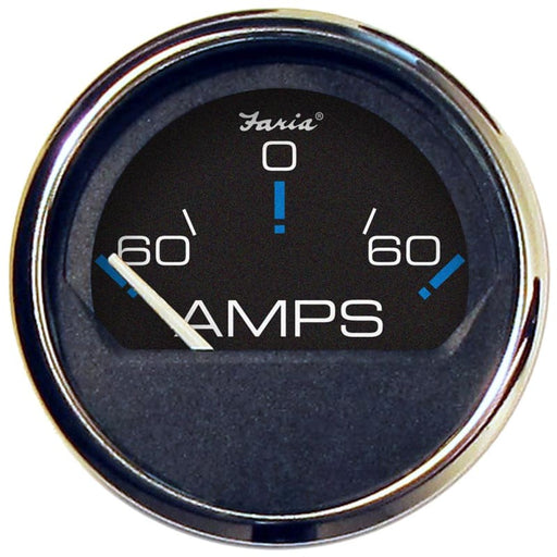 Faria Chesapeake Black 2 Ammeter Gauge (-60 to +60 AMPS) [13736] 1st Class Eligible, Boat Outfitting, Boat Outfitting | Gauges, Brand_Faria