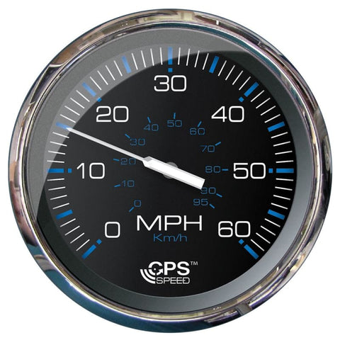 Faria Chesapeake Black 5 Studded Speedometer - 60 MPH (GPS) [33761] Boat Outfitting, Boat Outfitting | Gauges, Brand_Faria Beede 