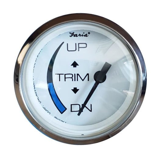 Faria Chesapeake White SS 2 Trim Gauge f/Honda Engines [13889] 1st Class Eligible, Boat Outfitting, Boat Outfitting | Gauges, Brand_Faria 