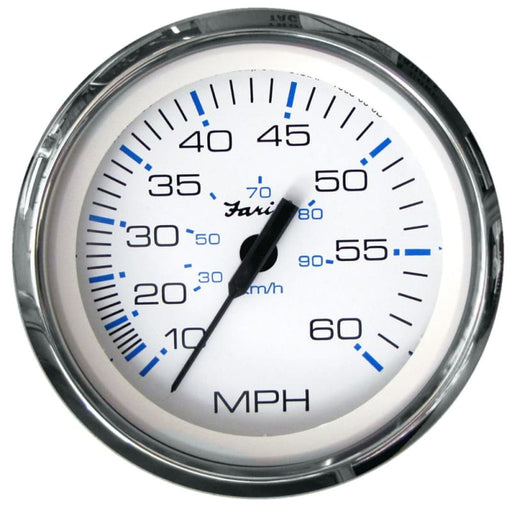 Faria Chesapeake White SS 4 Speedometer - 60MPH (Pitot) [33811] Boat Outfitting, Boat Outfitting | Gauges, Brand_Faria Beede Instruments, 