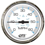 Faria Chesapeake White SS 4 Studded Speedometer - 60MPH (GPS) [33839] 1st Class Eligible, Boat Outfitting, Boat Outfitting | Gauges, 