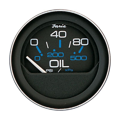 Faria Coral 2 Oil Pressure Gauge (80 PSI) [13002] 1st Class Eligible, Boat Outfitting, Boat Outfitting | Gauges, Brand_Faria Beede 