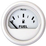 Faria Dress White 2 Fuel Level Gauge (Metric) [13117] 1st Class Eligible, Boat Outfitting, Boat Outfitting | Gauges, Brand_Faria Beede 