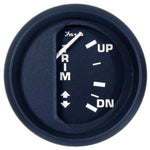 Faria Euro Black 2 Trim Gauge f/ Mercury / Mariner / Mercruiser / Volvo DP / Yamaha 01 and Newer [12828] 1st Class Eligible, Boat 