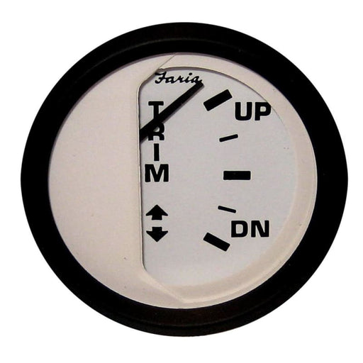 Faria Euro White 2 Trim Gauge f/ Johnson/Evinrude/Suzuki (Outboard) [12915] 1st Class Eligible, Boat Outfitting, Boat Outfitting | Gauges, 