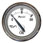 Faria Newport SS 2 Oil Pressure Gauge - to 80 PSI [25001] 1st Class Eligible, Boat Outfitting, Boat Outfitting | Gauges, Brand_Faria Beede 