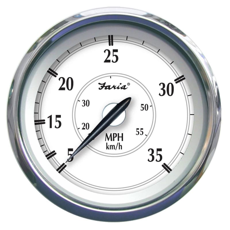 Faria Newport SS 4 Speedometer - to 35 MPH [45008] 1st Class Eligible, Boat Outfitting, Boat Outfitting | Gauges, Brand_Faria Beede 