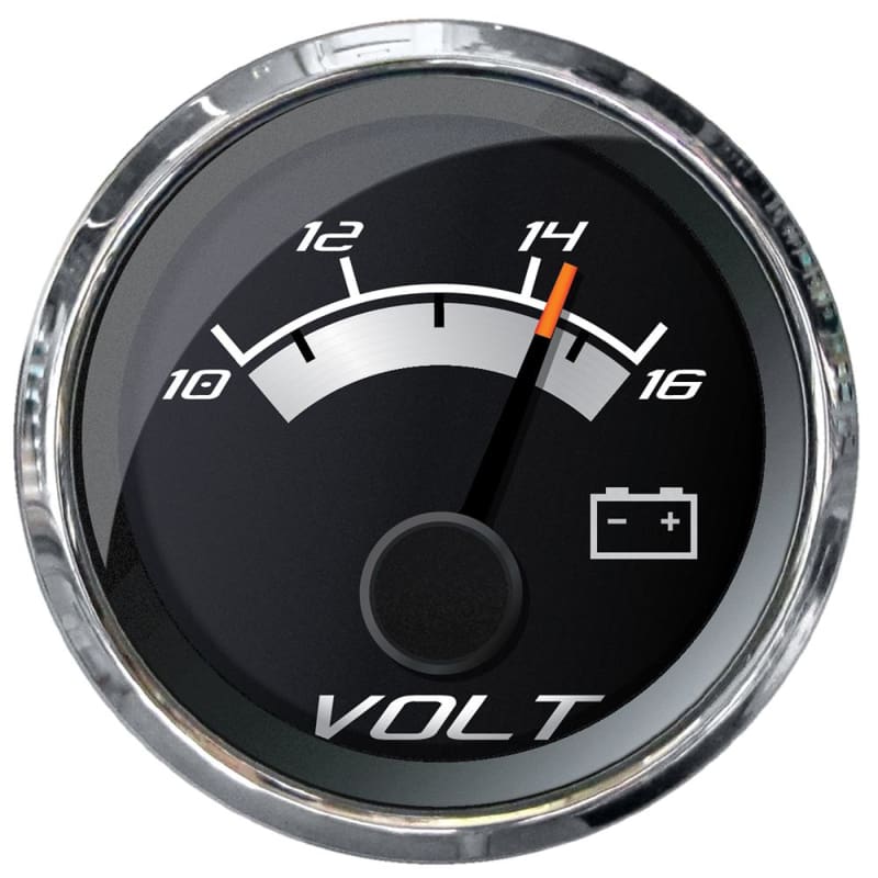 Faria Platinum 2 Voltmeter (10-16 VDC) [22022] 1st Class Eligible, Boat Outfitting, Boat Outfitting | Gauges, Brand_Faria Beede Instruments,