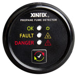 Fireboy-Xintex Propane Fume Detector w/Plastic Sensor - No Solenoid Valve - Black Bezel Display [P-1B-R] Brand_Fireboy-Xintex, Marine