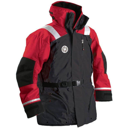 First Watch AC-1100 Flotation Coat - Red/Black - Large [AC-1100-RB-L] Brand_First Watch, Marine Safety, Marine Safety | Flotation