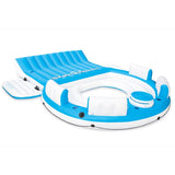 Six-Person Floating Lounge beach beach party lounge lounge chairs pool party Floats Intex