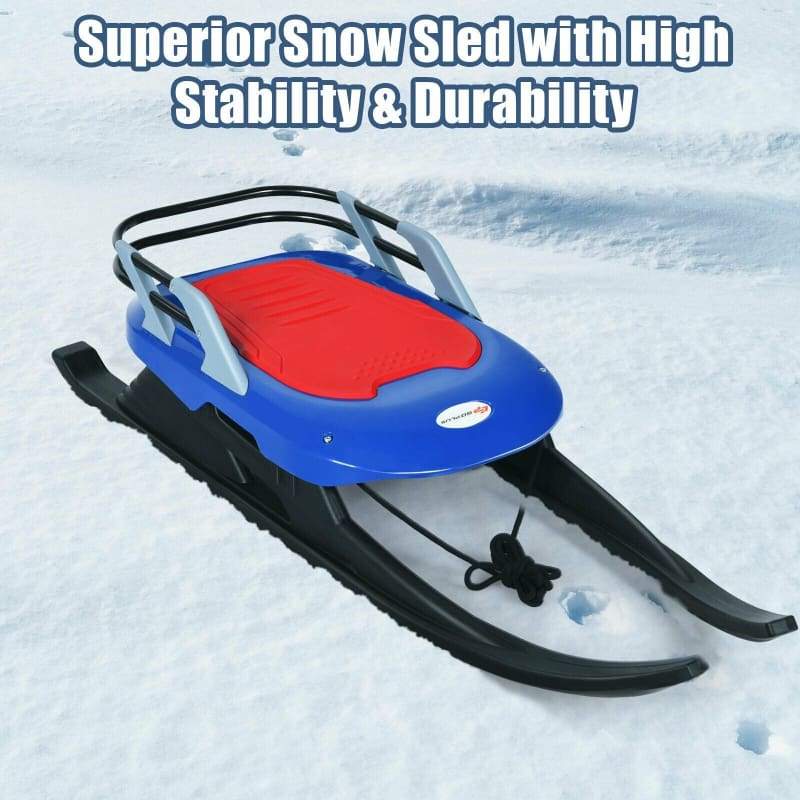Folding Frost-Resistant Snow Slider (with Pull Rope & Leather Seat) Outdoor | Winter Sports, Sled, winter, Winter Sports Winter Sports 