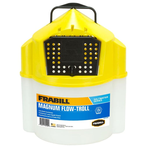 Frabill Magnum Flow Troll Shrimp Bucket - 10 Quart [451205] Brand_Frabill, Hunting & Fishing, Hunting & Fishing | Bait Management Bait 