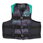 Full Throttle Adult Nylon Life Jacket - L/XL - Aqua/Black [112200-505-050-22] Brand_Full Throttle, Marine Safety, Marine Safety | Personal