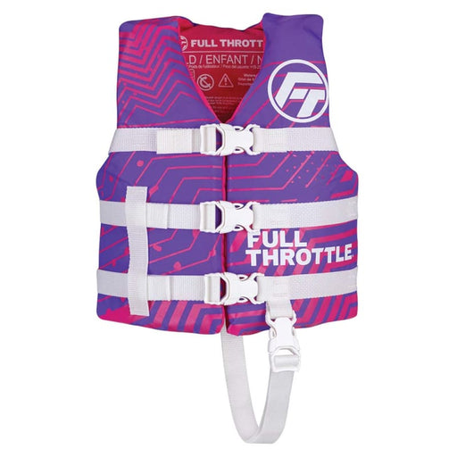 Full Throttle Child Nylon Life Jacket - Purple [112200-600-001-22] Brand_Full Throttle, Marine Safety, Marine Safety | Personal Flotation