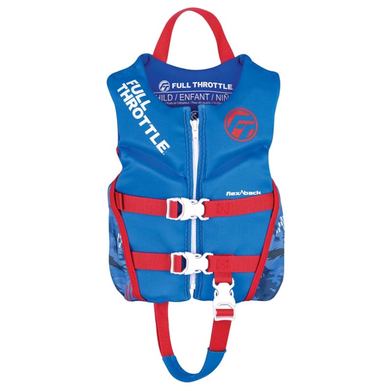 Full Throttle Child Rapid-Dry Flex-Back Life Jacket - Blue [142500-500-001-22] Brand_Full Throttle, Marine Safety, Marine Safety | Personal