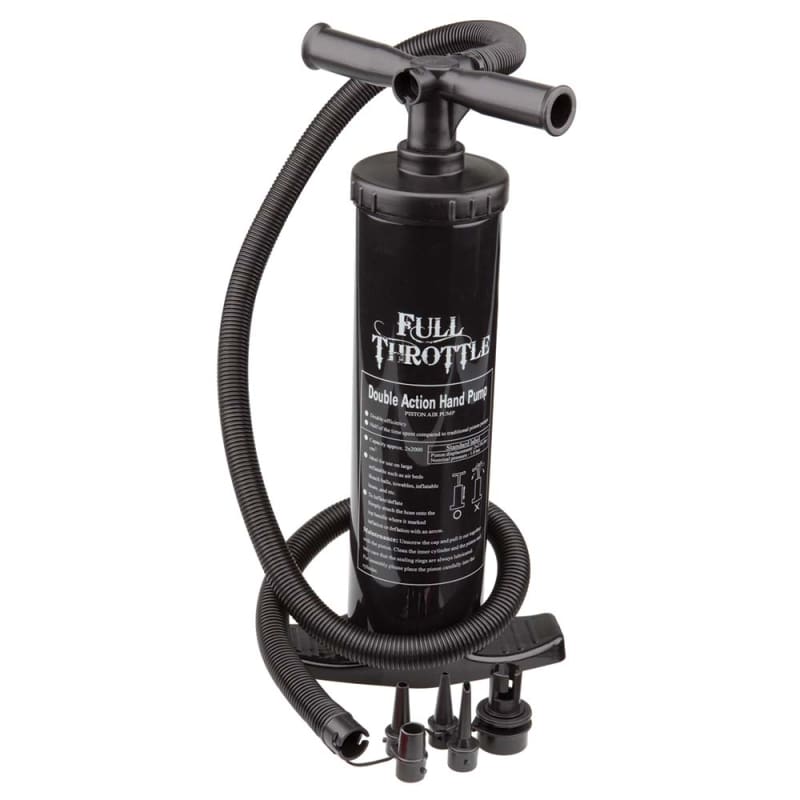 Full Throttle Dual Action Hand Pump - Black [310100-700-999-12] Brand_Full Throttle, Clearance, Specials, Watersports, Watersports | Air