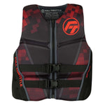 Full Throttle Mens Rapid-Dry Flex-Back Life Jacket - XL - Black/Red [142500-100-050-22] Brand_Full Throttle, Marine Safety, Marine Safety |