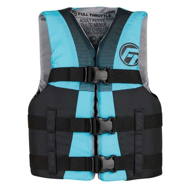 Full Throttle Teen Nylon Life Jacket - Aqua/Black [112200-505-010-22] Brand_Full Throttle, Marine Safety, Marine Safety | Personal Flotation