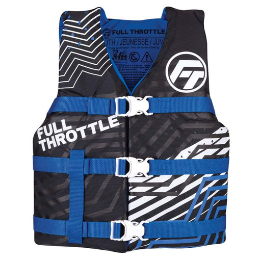 Full Throttle Youth Nylon Life Jacket - Blue/Black [112200-500-002-22] Brand_Full Throttle, Marine Safety, Marine Safety | Personal