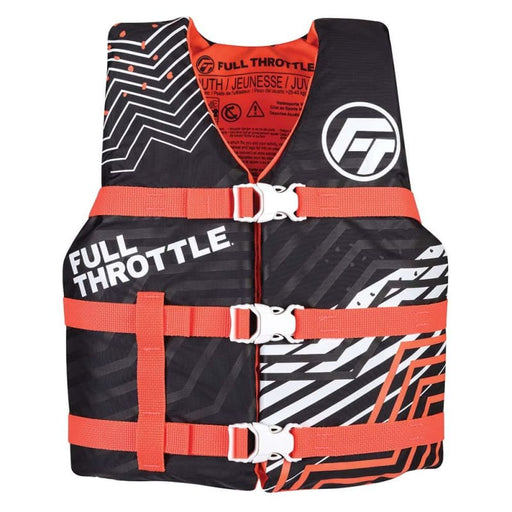 Full Throttle Youth Nylon Life Jacket - Pink/Black [112200-105-002-22] Brand_Full Throttle, Marine Safety, Marine Safety | Personal