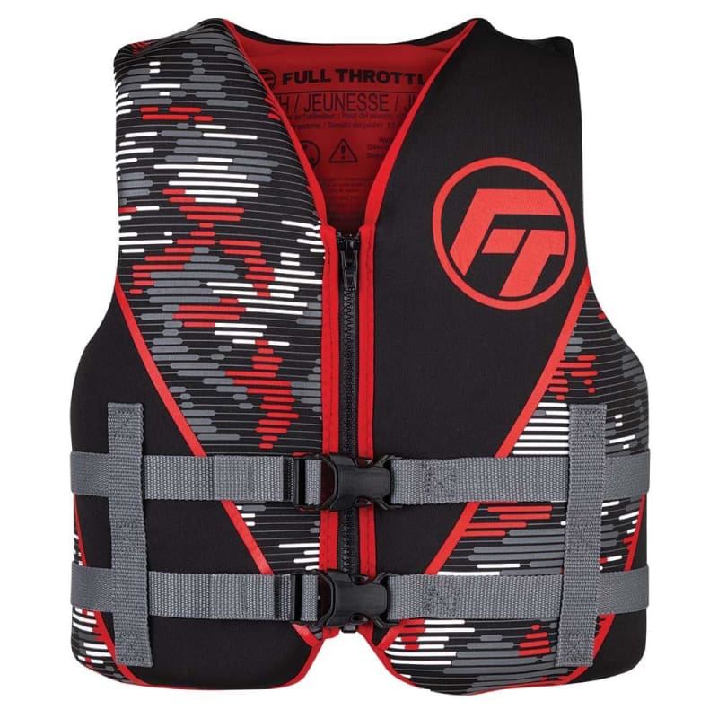 Full Throttle Youth Rapid-Dry Life Jacket - Red/Black [142100-100-002-22] Brand_Full Throttle, Marine Safety, Marine Safety | Personal