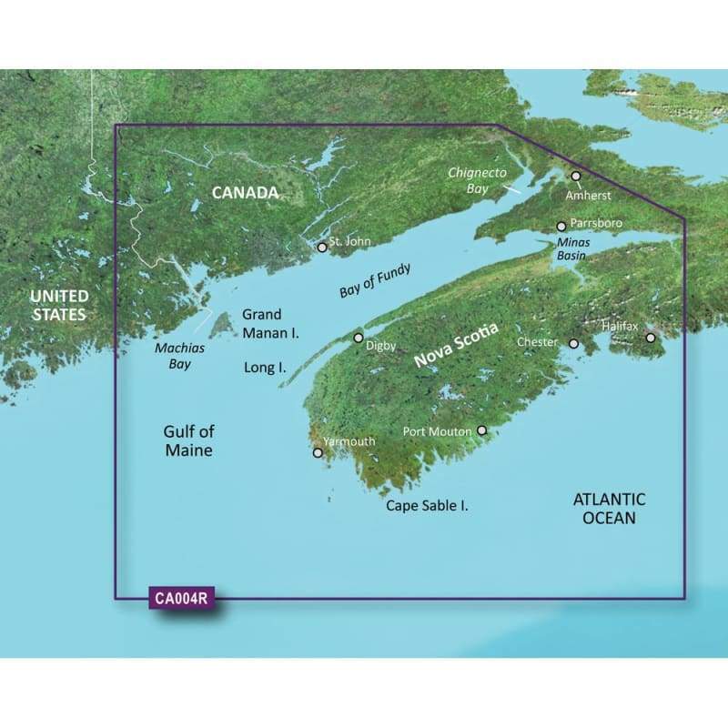 Garmin BlueChart g3 Vision HD - VCA004R - Bay of Fundy - microSD-SD [010-C0690-00] Brand_Garmin Cartography Cartography | Garmin BlueChart