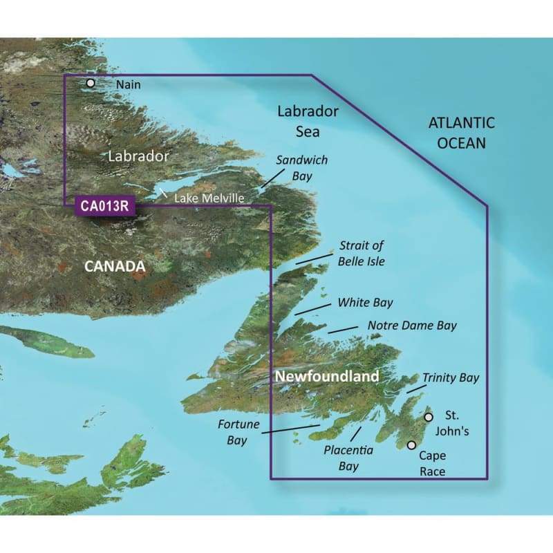 Garmin BlueChart g3 Vision HD - VCA013R - Labrador Coast - microSD-SD [010-C0698-00] Brand_Garmin Cartography Cartography | Garmin BlueChart