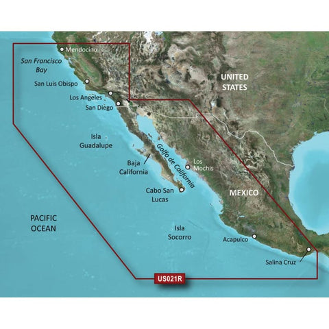 Garmin BlueChart g3 Vision HD - VUS021R - California-Mexico - microSD/SD [010-C0722-00] 1st Class Eligible, Brand_Garmin, Cartography, 