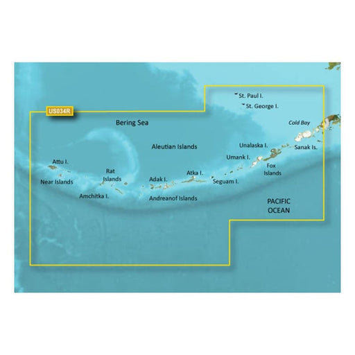 Garmin BlueChart g3 Vision HD - VUS034R - Aleutian Islands - microSD/SD [010-C0735-00] 1st Class Eligible, Brand_Garmin, Cartography, 