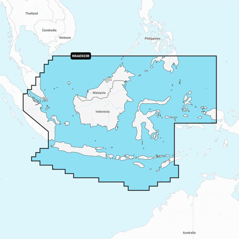 Garmin Navionics+ NSAE023R - Java Borneo - Marine Chart [010-C1221-20] 1st Class Eligible, Brand_Garmin, Cartography, Cartography | Garmin 