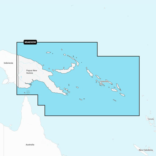 Garmin Navionics+ NSAE025R - Papua New Guinea Solomon Islands - Marine Chart [010-C1223-20] 1st Class Eligible, Brand_Garmin, Cartography, 