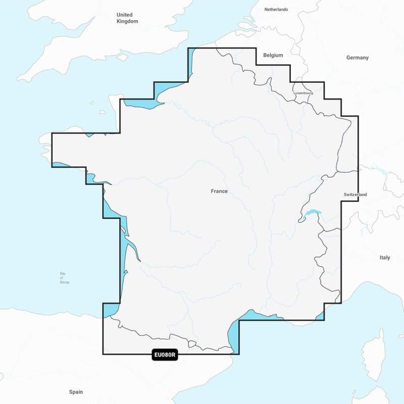 Garmin Navionics+ NSEU080R - France Lakes Rivers - Marine Chart [010-C1256-20] Brand_Garmin, Cartography, Cartography | Garmin Navionics+ 
