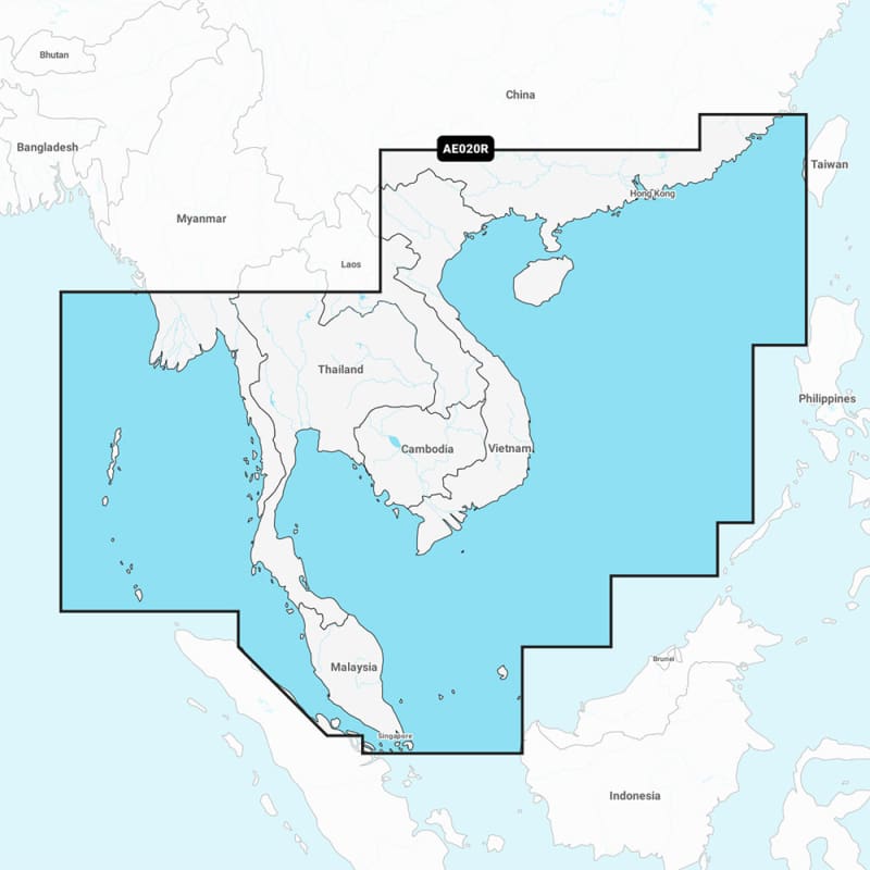 Garmin Navionics Vision+ NVAE020R - South China Andaman Seas - Marine Chart [010-C1218-00] Brand_Garmin, Cartography, Cartography | Garmin 