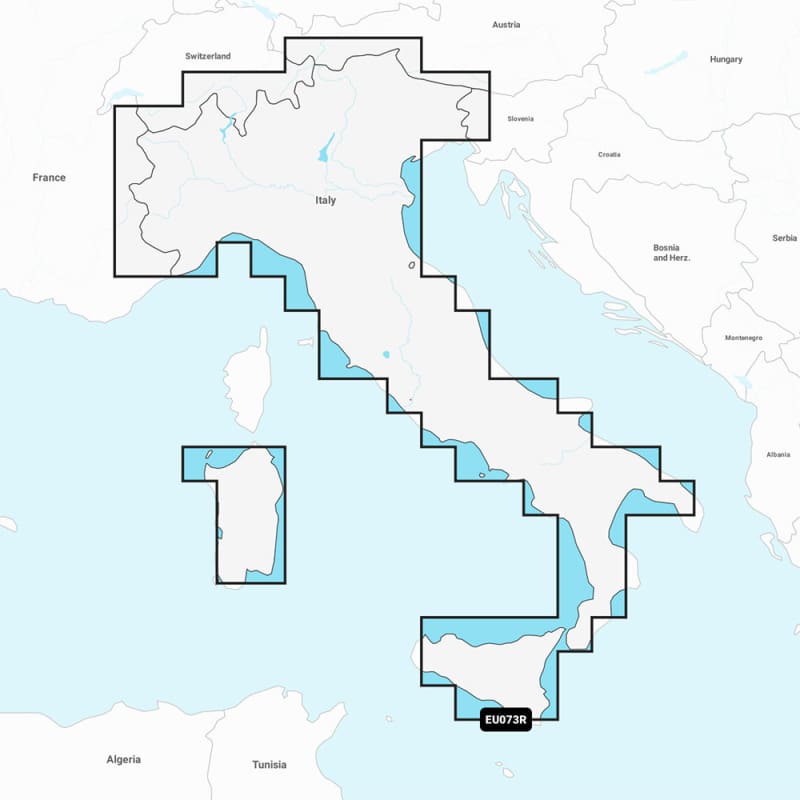 Garmin Navionics Vision+ NVEU073R - Italy Lakes Rivers - Marine Chart [010-C1268-00] 1st Class Eligible, Brand_Garmin, Cartography, 