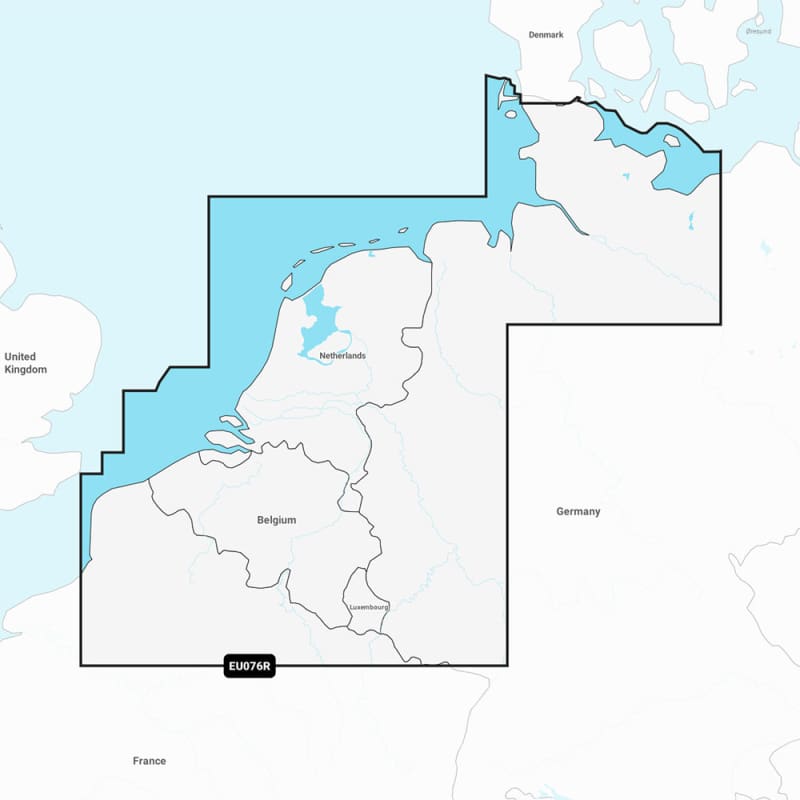 Garmin Navionics Vision+ NVEU076R - Benelux Germany West - Marine Chart [010-C1242-00] 1st Class Eligible, Brand_Garmin, Cartography, 