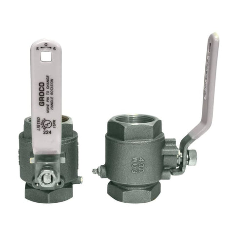 GROCO 1-1/2 NPT Stainless Steel In-Line Ball Valve [IBV-1500-S] Brand_GROCO, Marine Plumbing & Ventilation, Marine Plumbing & Ventilation |