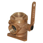 GROCO 2-1/2 Safety Seacock w/2 Side Port [SBV-2500-P] Brand_GROCO, Marine Plumbing & Ventilation, Marine Plumbing & Ventilation | Fittings