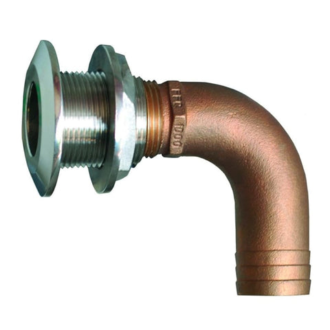 GROCO 3/4 90 Degree Hose Thru-Hull Fitting [HTHC-750-S] 1st Class Eligible, Brand_GROCO, Marine Plumbing & Ventilation, Marine Plumbing &