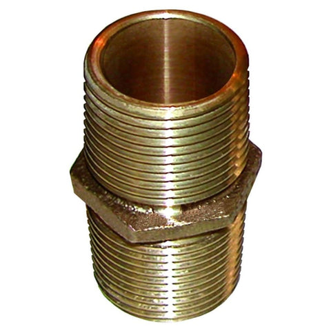 GROCO Bronze Pipe Nipple - 1/2 NPT [PN-500] 1st Class Eligible, Brand_GROCO, Marine Plumbing & Ventilation, Marine Plumbing & Ventilation |