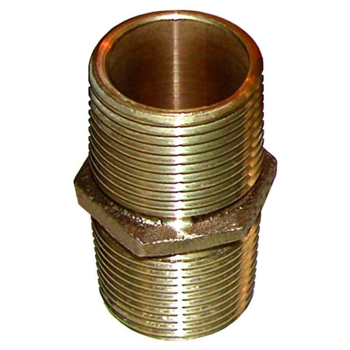 GROCO Bronze Pipe Nipple - 2-1/2 NPT [PN-2500] Brand_GROCO, Marine Plumbing & Ventilation, Marine Plumbing & Ventilation | Fittings Fittings